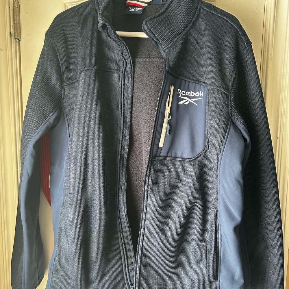 Reebok Navy Blue Performance Jacket